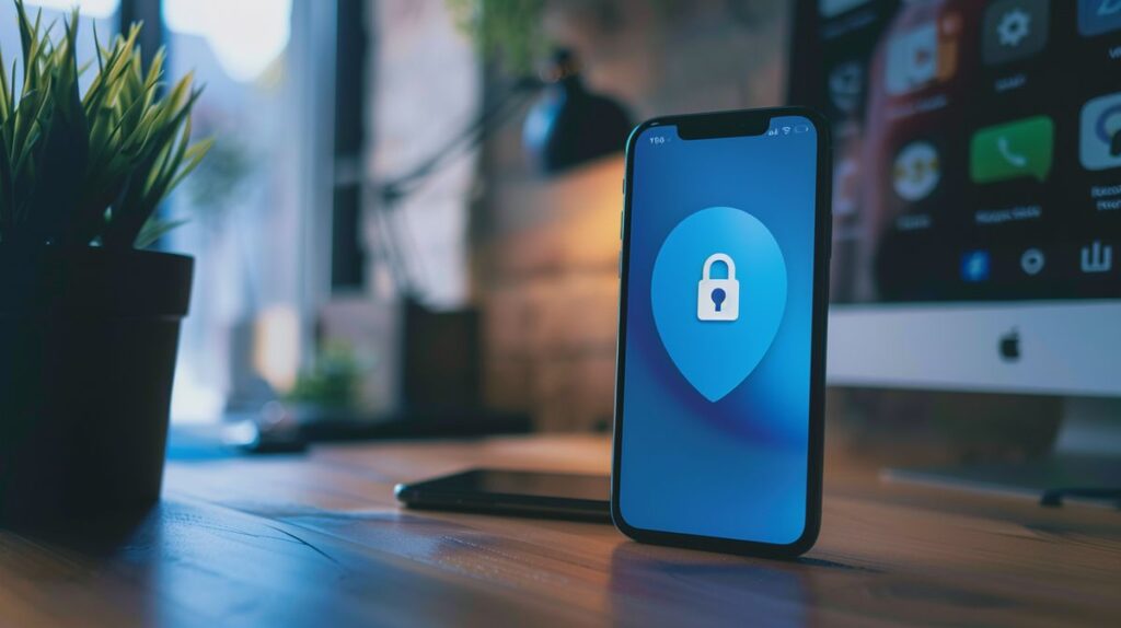 iPhone VPN açma işlemi gösteren ekran görüntüsü